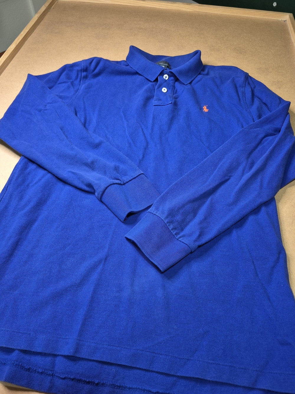 Polo by Ralph Lauren Long-Sleeve Rugby Polo in Royal Blue